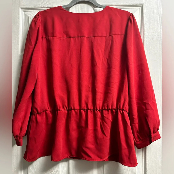 Halogen Red Blouse - Picture 2 of 6